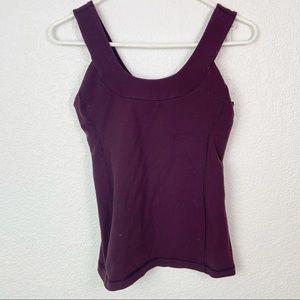 Lululemon Dark Maroon Scoop Neck Tank Top 8